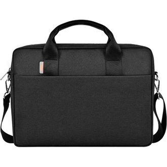 Чехол-сумка WIWU для MacBook Pro 14" Minimalist Laptop Bag Pro II Series [Polyester Surface] (Black) - фото 1