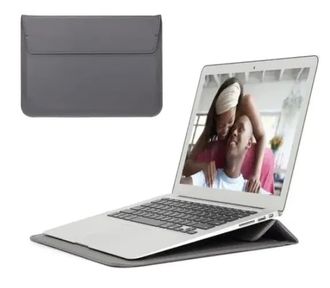 Чехол-конверт Leather PU (15,4, Charcoal Gray) - фото 2 Чехол-конверт Leather PU (15,4, Charcoal Gray) - фото 2