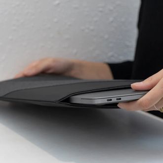 Чехол Native Union Stow Slim 14" Sleeve Case Slate for MacBook Pro 14"/MacBook Air 13" (STOW-MBS-GRY-14) - фото 6 Чехол Native Union Stow Slim 14" Sleeve Case Slate for MacBook Pro 14"/MacBook Air 13" (STOW-MBS-GRY-14) - фото 6