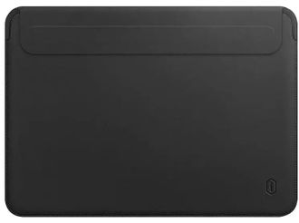 Папка конверт Wiwu Skin Pro 2 Leather MacBook 15.3 Black - фото 1