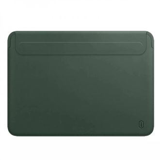 Папка конверт Wiwu Skin Pro 2 Leather MacBook 16.2 Forest Green - фото 1 Папка конверт Wiwu Skin Pro 2 Leather MacBook 16.2 Forest Green - фото 1