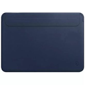 Папка конверт Wiwu Skin Pro 2 Leather MacBook 16.2 Navy Blue - фото 1 Папка конверт Wiwu Skin Pro 2 Leather MacBook 16.2 Navy Blue - фото 1