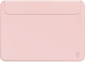Папка конверт Wiwu Skin Pro 2 Leather MacBook Air/Pro 13.3 pink - фото 1 Папка конверт Wiwu Skin Pro 2 Leather MacBook Air/Pro 13.3 pink - фото 1