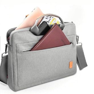 Сумка WIWU для MacBook 16 Pioneer Shoulder Series - Grey - фото 2 Сумка WIWU для MacBook 16 Pioneer Shoulder Series - Grey - фото 2