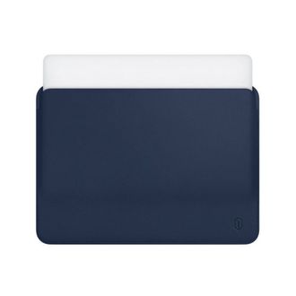 Папка конверт Wiwu Skin Pro 2 Leather MacBook Air/Pro 13.3 blue - фото 2 Папка конверт Wiwu Skin Pro 2 Leather MacBook Air/Pro 13.3 blue - фото 2