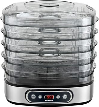 Сушилка для овощей и фруктов HEINNER HFD-K380SSBK - фото 1
