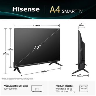 Телевизор Hisense 32A4Q Europe - фото 4 Телевизор Hisense 32A4Q Europe - фото 4