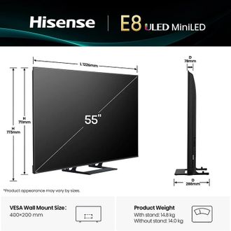 Телевизор HISENSE 55E8Q - фото 5