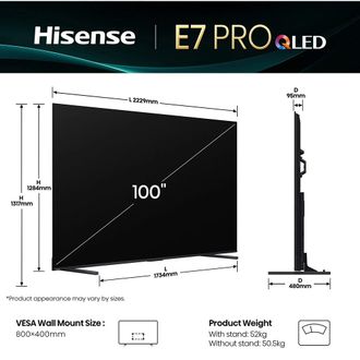 Телевизор Hisense 100E7Q PRO - фото 5 Телевизор Hisense 100E7Q PRO - фото 5