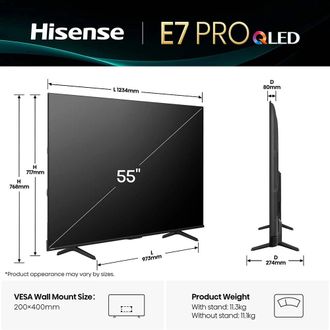 Телевізор Hisense 55E7Q PRO - фото 4