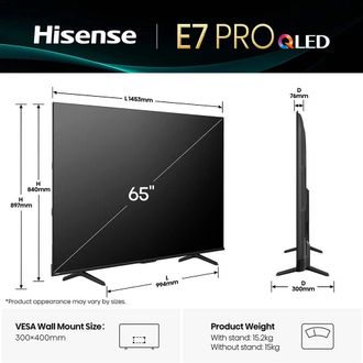Телевизор Hisense 65E7Q Pro Europe - фото 5