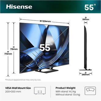 Телевизор Hisense 55U7SE Europe - фото 5
