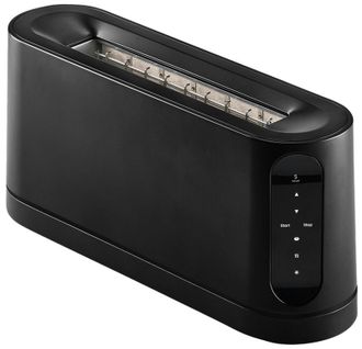 Тостер Jacob Jensen Long Slot Toaster Black Europe - фото 1