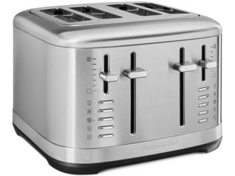 Тостер KitchenAid 4-Slot Toaster 5KMT4109 Brushed Stainless (5KMT4109ESX) Europe - фото 2 Тостер KitchenAid 4-Slot Toaster 5KMT4109 Brushed Stainless (5KMT4109ESX) Europe - фото 2