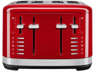 Тостер KitchenAid 4-Slot Toaster 5KMT4109 Empire Red (5KMT4109EER) Europe - фото 1 Тостер KitchenAid 4-Slot Toaster 5KMT4109 Empire Red (5KMT4109EER) Europe - фото 1