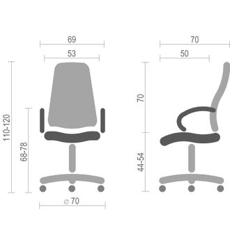 Крісло АКЛАС Арго New PL TILT Чорний (PU-чорний) 00005006 - фото 4 Крісло АКЛАС Арго New PL TILT Чорний (PU-чорний) 00005006 - фото 4