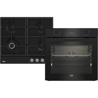 Комплект духовой шкаф электрический + газовая варочная поверхность Beko BBSM17330BCS - фото 1 Комплект духовой шкаф электрический + газовая варочная поверхность Beko BBSM17330BCS - фото 1