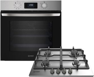 Комплект духова шафа + варильна поверхня Indesit IO255HUX + THP641IX/I - фото 1 Комплект духова шафа + варильна поверхня Indesit IO255HUX + THP641IX/I - фото 1