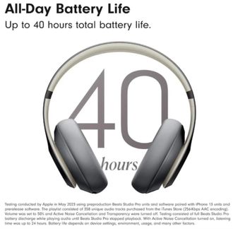 Навушники Beats by Dr. Dre Studio Pro Sand Gray (ME2F4) - фото 2