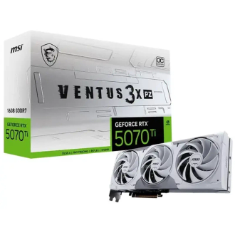 Відеокарта MSI GeForce RTX 5070 Ti 16G VENTUS 3X PZ OC White (912-V531-636) - фото 3 Відеокарта MSI GeForce RTX 5070 Ti 16G VENTUS 3X PZ OC White (912-V531-636) - фото 3