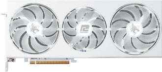 Відеокарта AMD Radeon RX 7800 XT 16GB GDDR6 Hellhound Spectral White PowerColor (RX 7800 XT 16G-L/OC/WHITE) - фото 1