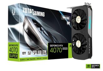 Відеокарта ZOTAC GeForce RTX 4070 SUPER 12GB GDDR6X Twin Edge OC (ZT-D40720H-10M) - фото 1