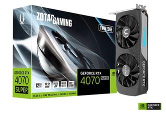 Відеокарта ZOTAC GeForce RTX 4070 SUPER 12GB GDDR6X Twin Edge (ZT-D40720E-10M) - фото 1 Відеокарта ZOTAC GeForce RTX 4070 SUPER 12GB GDDR6X Twin Edge (ZT-D40720E-10M) - фото 1