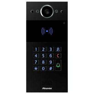 Видеопанель 2Mp Akuvox R20K Black со считывателем EM-Marine/Mifare/NFC - фото 1 Видеопанель 2Mp Akuvox R20K Black со считывателем EM-Marine/Mifare/NFC - фото 1