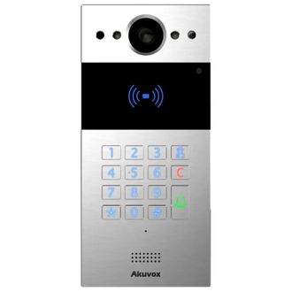 Відеопанель 2Mp Akuvox R20K Silver зі зчитувачем EM-Marine/Mifare/NFC - фото 1 Відеопанель 2Mp Akuvox R20K Silver зі зчитувачем EM-Marine/Mifare/NFC - фото 1