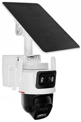 3+3MP автономная 4G поворотная WizColor Hybrid-zoom видеокамера с солнечной панелью Dahua DH-IPC-PTS2649C-3E3Z-4GB20 - фото 3