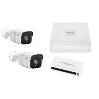 Комплект відеоспостереження вуличний на 2 циліндричні камери GV-IP-K-W60/02 5MP (Lite) - фото 1 Комплект відеоспостереження вуличний на 2 циліндричні камери GV-IP-K-W60/02 5MP (Lite) - фото 1