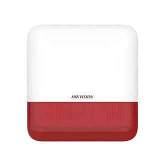 Бездротова зовнішня сирена (червона) DS-PS1-E-WE-Red - фото 1 Бездротова зовнішня сирена (червона) DS-PS1-E-WE-Red - фото 1