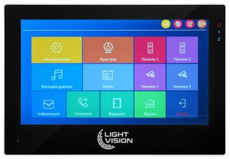 Видеодомофон 7" Wi-Fi Tuya Light Vision SINGAPORE FHD Black - фото 1 Видеодомофон 7" Wi-Fi Tuya Light Vision SINGAPORE FHD Black - фото 1