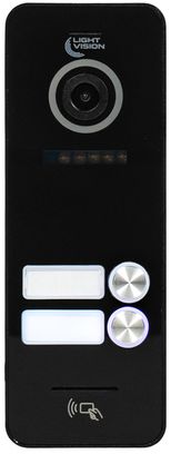 Видеопанель Light Vision TOKYO FHD (2RF) Black - фото 1 Видеопанель Light Vision TOKYO FHD (2RF) Black - фото 1