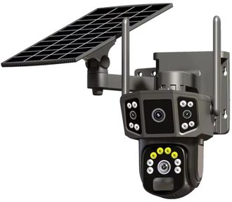 IP-видеокамера автономна с WiFi и солнечной панелью 3Mp+3Mp Light Vision VLC-9230WIA/2C (Solar) f=4mm, на аккумуляторных батареях - фото 1 IP-видеокамера автономна с WiFi и солнечной панелью 3Mp+3Mp Light Vision VLC-9230WIA/2C (Solar) f=4mm, на аккумуляторных батареях - фото 1