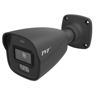 IP-відеокамера 4Mp TVT TD-9441S4L-A(D/PE/AW2) Black f=2.8mm, ІЧ+LED-підсвічування, з мікрофоном - фото 1