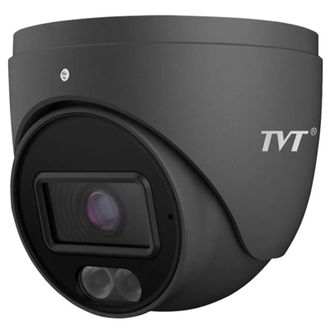 IP-відеокамера 4Mp TVT TD-9544S4L-A(D/PE/AW2) Black f=2.8mm, ІЧ+LED-підсвічування, з мікрофоном - фото 1