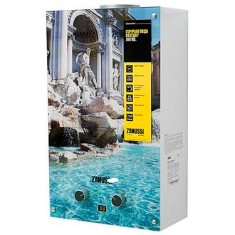Газовая колонка Zanussi GWH 10 Fonte Glass Trevi - фото 2 Газовая колонка Zanussi GWH 10 Fonte Glass Trevi - фото 2