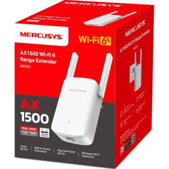 Усилитель беспроводного сигнала Mercusys ME60X - фото 3 Усилитель беспроводного сигнала Mercusys ME60X - фото 3