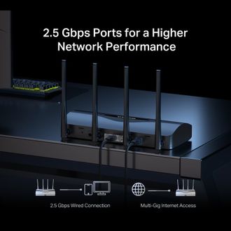 Бездротовий маршрутизатор Mercusys MR27BE - фото 4 Бездротовий маршрутизатор Mercusys MR27BE - фото 4