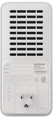 Усилитель беспроводного сигнала Netgear EAX12 AX1600, 1xGE LAN UA UCRF - фото 4 Усилитель беспроводного сигнала Netgear EAX12 AX1600, 1xGE LAN UA UCRF - фото 4