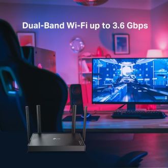 Бездротовий маршрутизатор TP-Link Archer BE220 - фото 4 Бездротовий маршрутизатор TP-Link Archer BE220 - фото 4