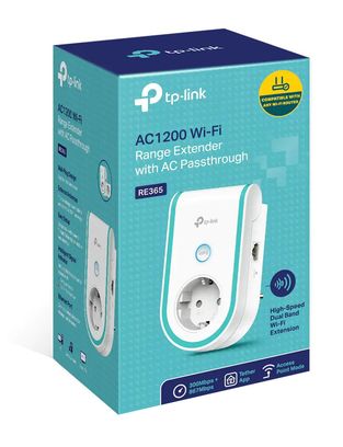 Підсилювач сигналу TP-Link RE365 AC1200 розетка UA UCRF - фото 5 Підсилювач сигналу TP-Link RE365 AC1200 розетка UA UCRF - фото 5