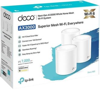 Mesh-система TP-Link Deco X60 3-Pack - фото 5 Mesh-система TP-Link Deco X60 3-Pack - фото 5