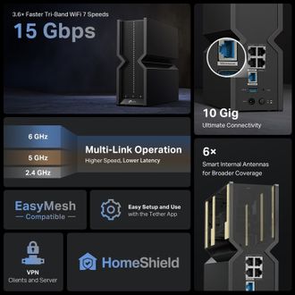 Бездротовий маршрутизатор TP-Link Archer BE700 - фото 5