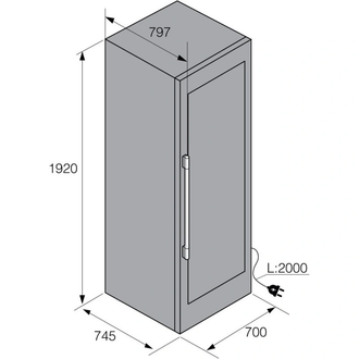 Винна шафа Asko WCN311942G - фото 4