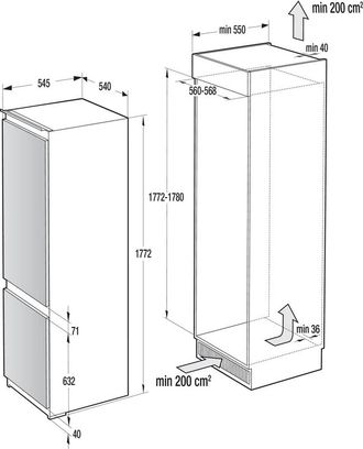 Встраиваемый холодильник Gorenje NRKI418EP1 - фото 5 Встраиваемый холодильник Gorenje NRKI418EP1 - фото 5