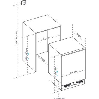 Встраиваемый холодильник Interline RCS 520 MWZ WA+ - фото 8 Встраиваемый холодильник Interline RCS 520 MWZ WA+ - фото 8
