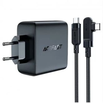 Сетевое зарядное устройство Acefast A37 3xUSB-C + USB-A + кабель USB-C to USB-C 100w (Black) - фото 2 Сетевое зарядное устройство Acefast A37 3xUSB-C + USB-A + кабель USB-C to USB-C 100w (Black) - фото 2