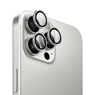 Линза на камеру +NEU Chatel Metal Frame Lens Protector Glass for iPhone 17 Pro/17 Pro Max Silver - фото 2 Линза на камеру +NEU Chatel Metal Frame Lens Protector Glass for iPhone 17 Pro/17 Pro Max Silver - фото 2